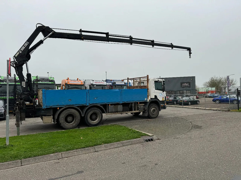 Scania P124-360 6X4 EURO 2 HIAB 200 C-5 ALL 2000 - Camion plateau, Camion grue: photos 3 Scania P124-360 6X4 EURO 2 HIAB 200 C-5 ALL 2000 - Camion plateau, Camion grue: photos 3