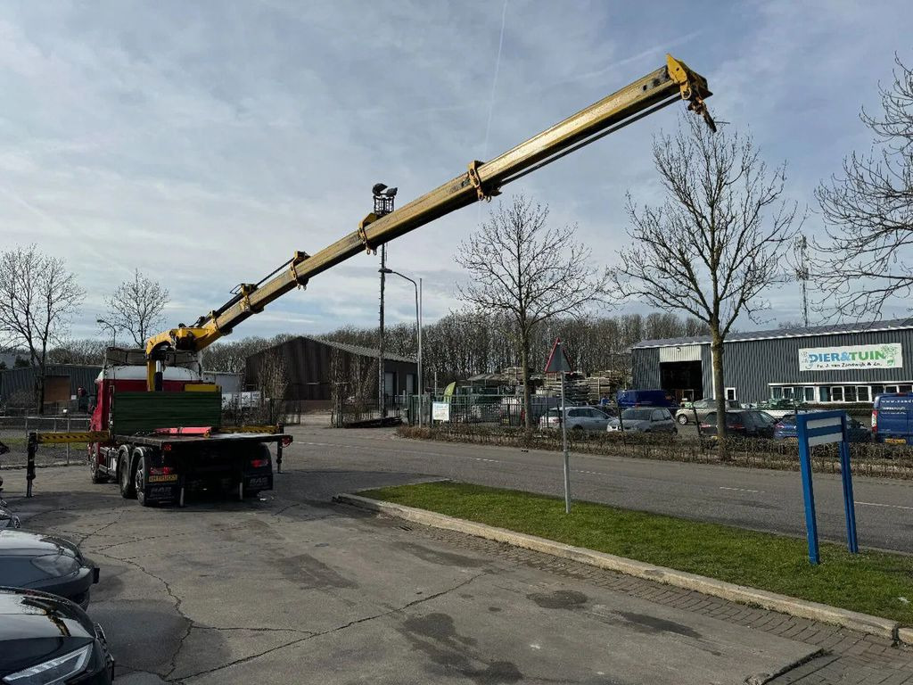 Scania P380 6X2 HIAB 288 + REMOTE CONTROL + PLATEAU - Camion grue, Camion plateau: photos 3 Scania P380 6X2 HIAB 288 + REMOTE CONTROL + PLATEAU - Camion grue, Camion plateau: photos 3