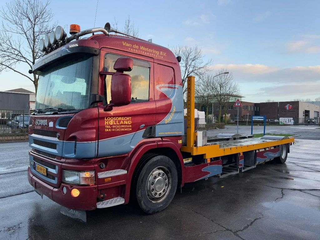 Scania P420 4X2 - EURO 5 + MANUAL GEAR + VBG VANGMUIL - Camion plateau: photos 1 Scania P420 4X2 - EURO 5 + MANUAL GEAR + VBG VANGMUIL - Camion plateau: photos 1
