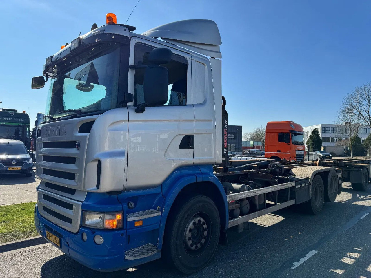 Scania R400 6X2 - EURO 5 + MULTILIFT HOOK + LIFTING AXL - Camion ampliroll: photos 1 Scania R400 6X2 - EURO 5 + MULTILIFT HOOK + LIFTING AXL - Camion ampliroll: photos 1