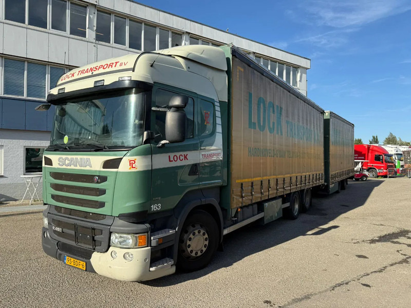 Scania R450 6X2 + DRACO AANHANGER 2010 TUV TILL 17-08-2026 - Camion à rideaux coulissants: photos 2 Scania R450 6X2 + DRACO AANHANGER 2010 TUV TILL 17-08-2026 - Camion à rideaux coulissants: photos 2
