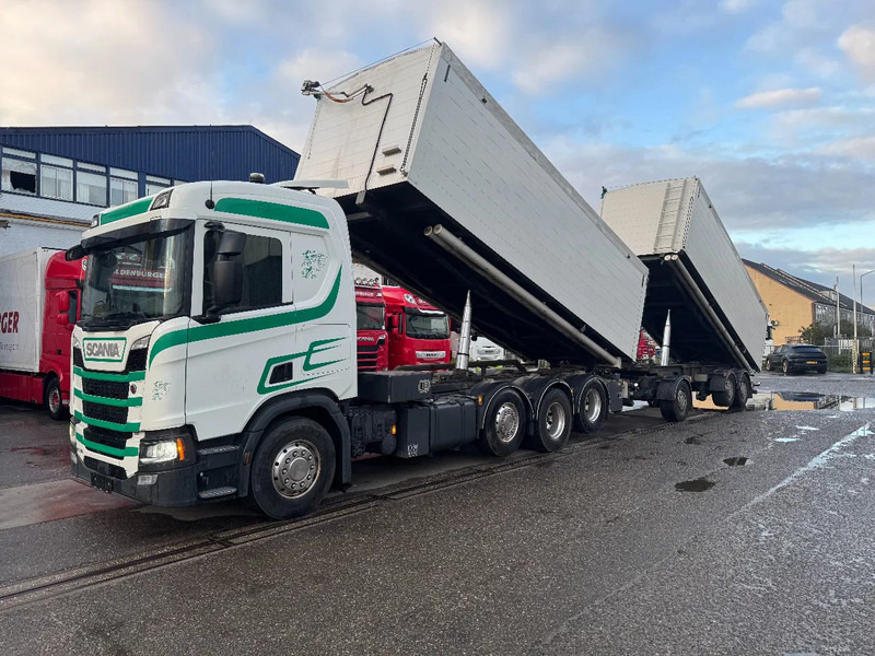 Scania R500 NGS 8X2 EURO 6 + NBS HANGER KIPPER - Camion benne: photos 1 Scania R500 NGS 8X2 EURO 6 + NBS HANGER KIPPER - Camion benne: photos 1