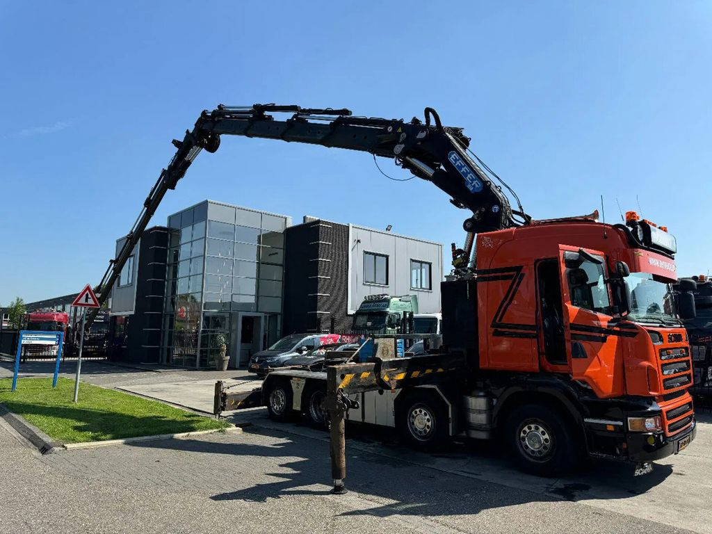 Scania R560 V8 8X2 + EFFER CRANE 1550 6S + FLYJIP 6XHYD - Camion grue: photos 4 Scania R560 V8 8X2 + EFFER CRANE 1550 6S + FLYJIP 6XHYD - Camion grue: photos 4