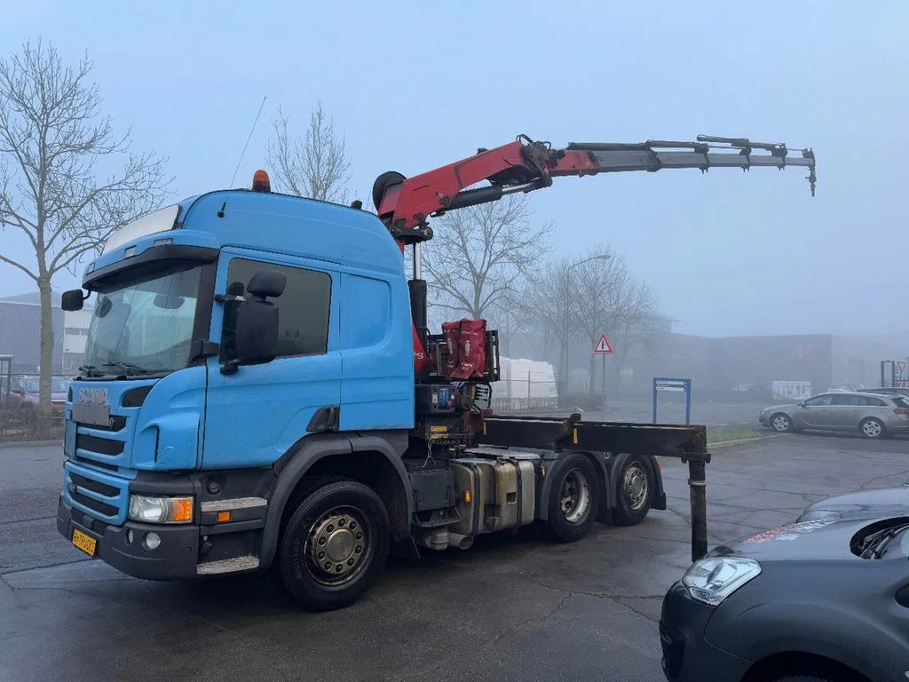 Scania P450 6X2 - EURO 6 + HMF 2620-K5 + REMOTE + LIFT - Tracteur routier: photos 2 Scania P450 6X2 - EURO 6 + HMF 2620-K5 + REMOTE + LIFT - Tracteur routier: photos 2