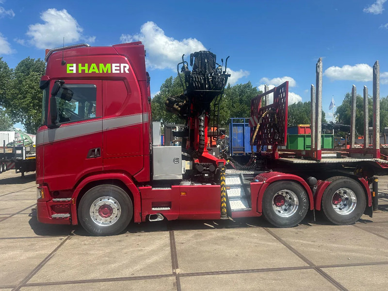 Scania S650 V8, EPSILON S290 Z 96. DOLL TRAILER 2 AXLE FORCED STEERING, 4,5 M EXTENDABLE, APK 04-2026 - Tracteur routier: photos 3 Scania S650 V8, EPSILON S290 Z 96. DOLL TRAILER 2 AXLE FORCED STEERING, 4,5 M EXTENDABLE, APK 04-2026 - Tracteur routier: photos 3