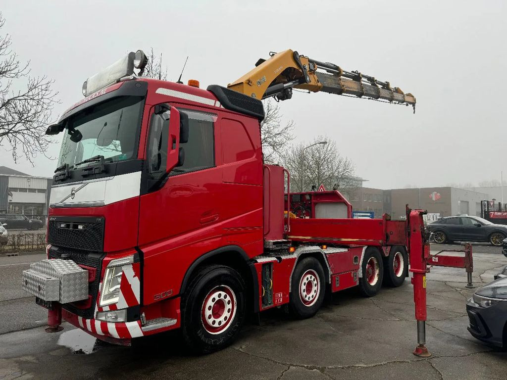 Volvo FH 500 8X4 - EURO 6 + HIAB 622 EP-6 HIPRO + REMO - Camion grue, Tracteur routier: photos 1 Volvo FH 500 8X4 - EURO 6 + HIAB 622 EP-6 HIPRO + REMO - Camion grue, Tracteur routier: photos 1