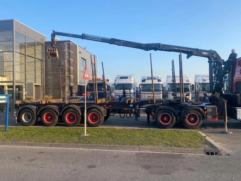 Camion grumier, Camion grue Volvo FH 540 6X4 EURO 6 + EPSILON S260Z96 + TRAILER 4 AXLE DOLL: photos 6