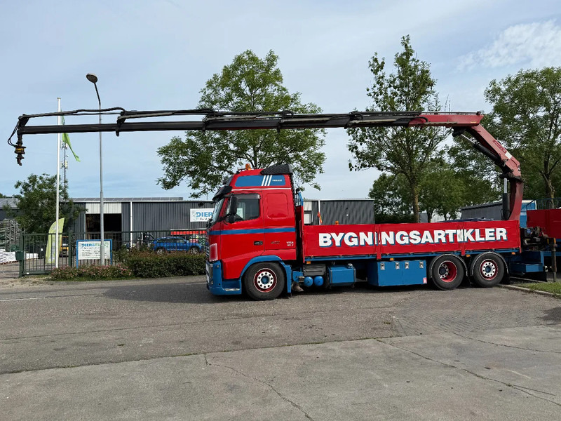 Volvo FH 600 - 6X2 - EURO 5 + HMF 2420 K5 + REMOTE - Camion plateau, Camion grue: photos 1 Volvo FH 600 - 6X2 - EURO 5 + HMF 2420 K5 + REMOTE - Camion plateau, Camion grue: photos 1