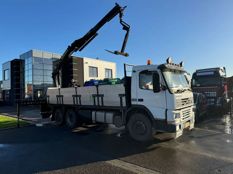Volvo FM 12.340 6X2 - EURO 3 + PALFINGER PK15002 + LIFT/STEERING AXLE - Camion plateau, Camion grue: photos 3 Volvo FM 12.340 6X2 - EURO 3 + PALFINGER PK15002 + LIFT/STEERING AXLE - Camion plateau, Camion grue: photos 3