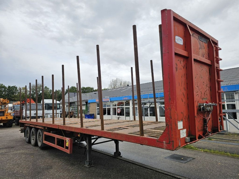 Trax 3 Meter extendable - MAX 15.5 meter long + Lifting axle - Semi-remorque plateau: photos 3 Trax 3 Meter extendable - MAX 15.5 meter long + Lifting axle - Semi-remorque plateau: photos 3
