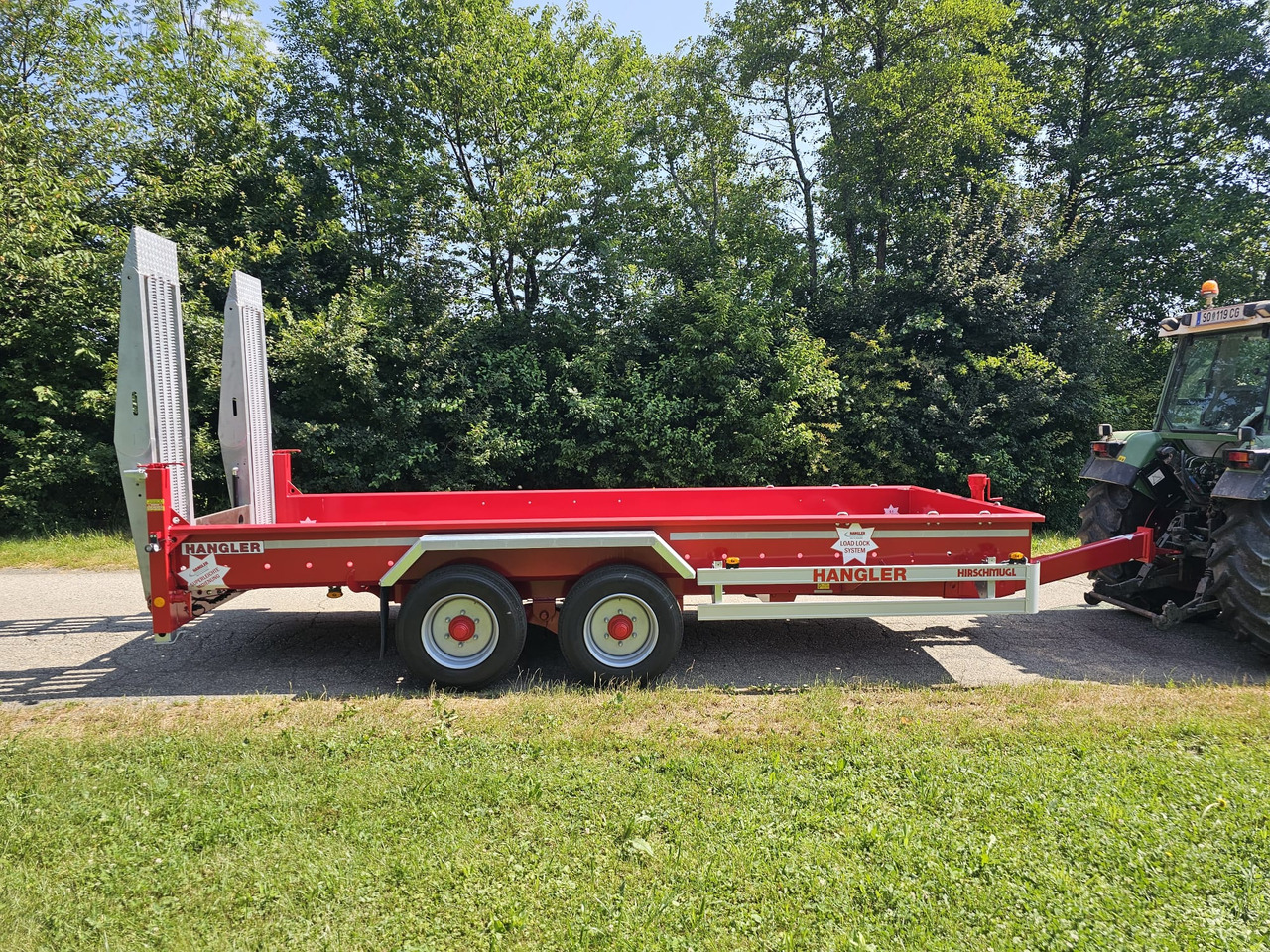Fliegl TTS-H 100 / Hangler TPS 2 - Remorque porte-engin surbaissée: photos 2 Fliegl TTS-H 100 / Hangler TPS 2 - Remorque porte-engin surbaissée: photos 2