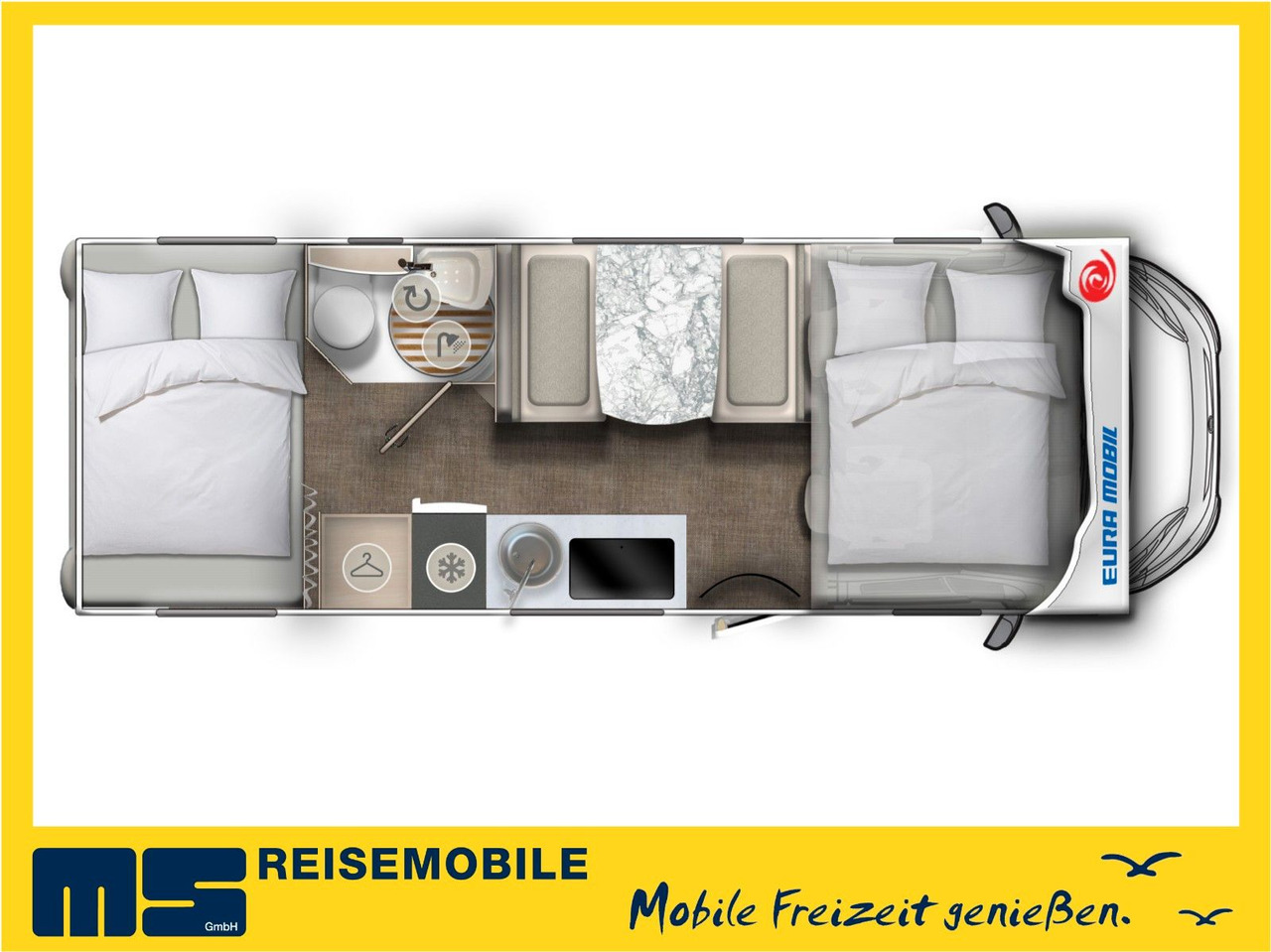 Eura Mobil ACTIVA ONE 690 HB / 180PS-40H MAXI/ PANORAMADACH - Camping-car capucine: photos 2 Eura Mobil ACTIVA ONE 690 HB / 180PS-40H MAXI/ PANORAMADACH - Camping-car capucine: photos 2