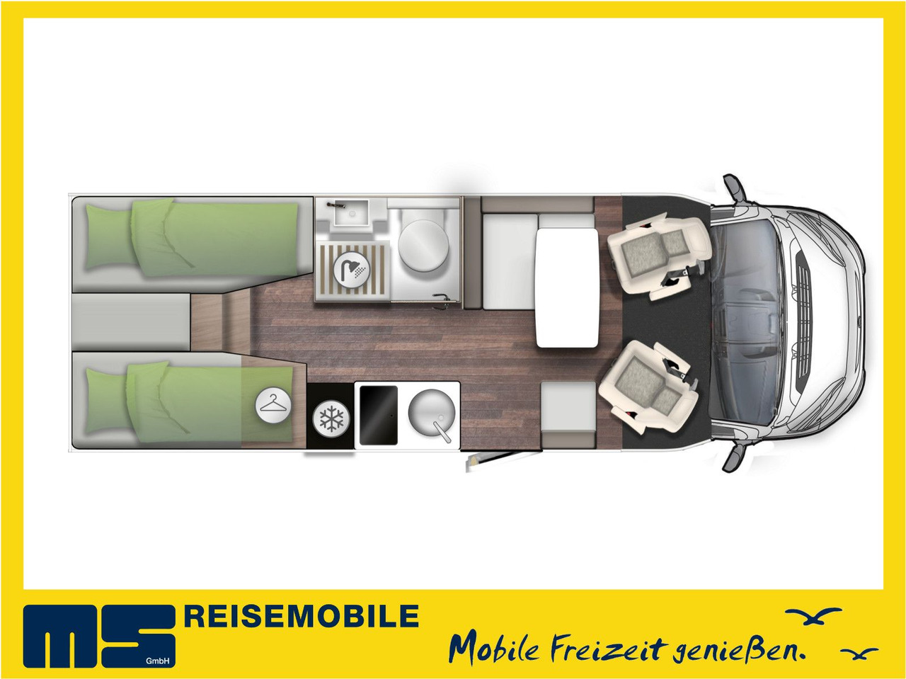 Forster T 699 EB / -MODELL 2025-/ EINZELBETTEN & HUBBETT - Camping-car profilé: photos 2 Forster T 699 EB / -MODELL 2025-/ EINZELBETTEN & HUBBETT - Camping-car profilé: photos 2