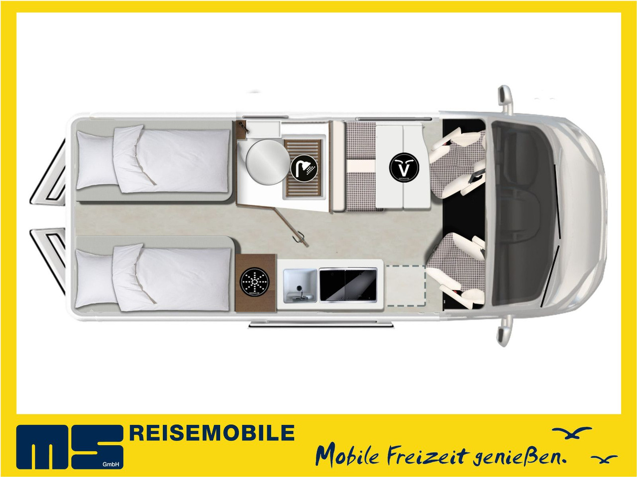 Karmann DAVIS 620 LIFESTYLE/-MODELL 2026- / EINZELBETTEN - Fourgon aménagé: photos 1 Karmann DAVIS 620 LIFESTYLE/-MODELL 2026- / EINZELBETTEN - Fourgon aménagé: photos 1