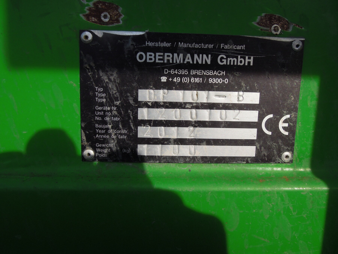 Obermann DP 101 B - Pompe à eau: photos 4 Obermann DP 101 B - Pompe à eau: photos 4