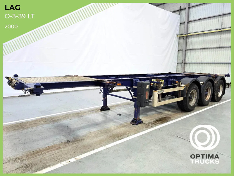 LAG O-3-39 LT / 20, 30ft - Semi-remorque porte-conteneur/ Caisse mobile: photos 1 LAG O-3-39 LT / 20, 30ft - Semi-remorque porte-conteneur/ Caisse mobile: photos 1