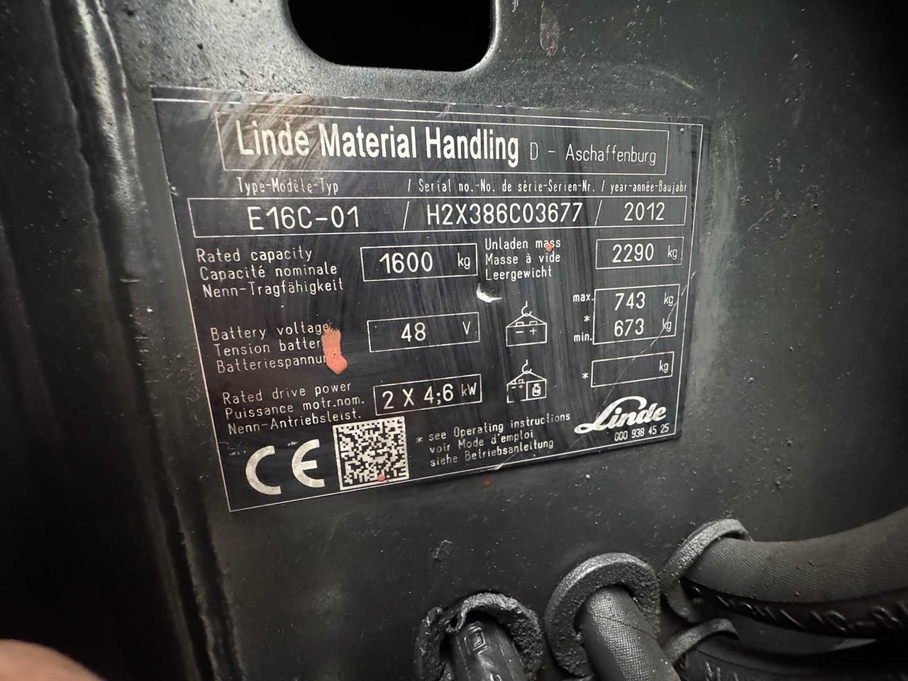 Chariot élévateur 04/2021 LINDE E16 1.600 KG 3.+4.: photos 20 Chariot élévateur 04/2021 LINDE E16 1.600 KG 3.+4.: photos 20
