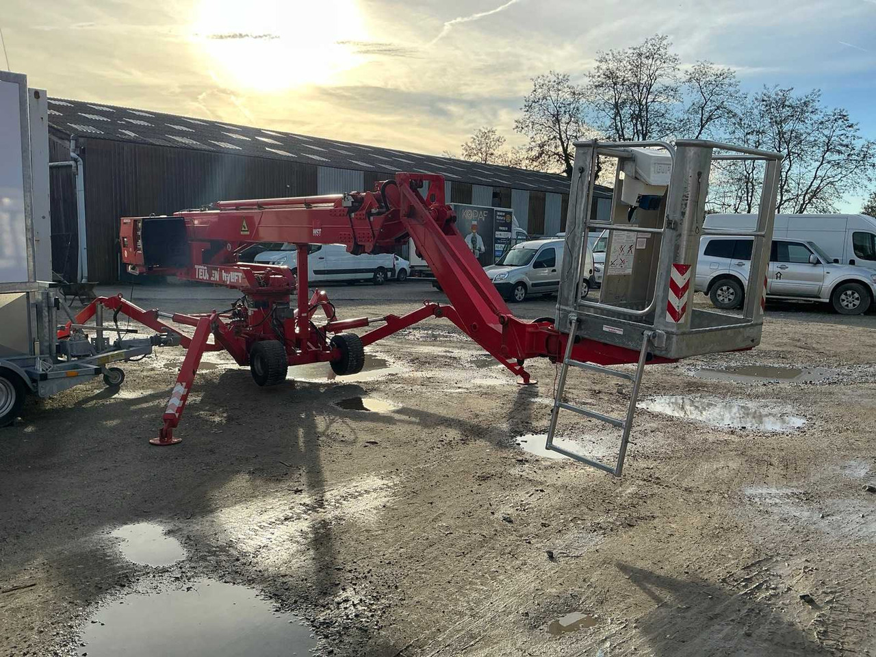 1995 TEUPEN HYLIFT ST 16 TELESCOPIC SPIDER AERIAL PLATFORM - Nacelle: photos 4 1995 TEUPEN HYLIFT ST 16 TELESCOPIC SPIDER AERIAL PLATFORM - Nacelle: photos 4