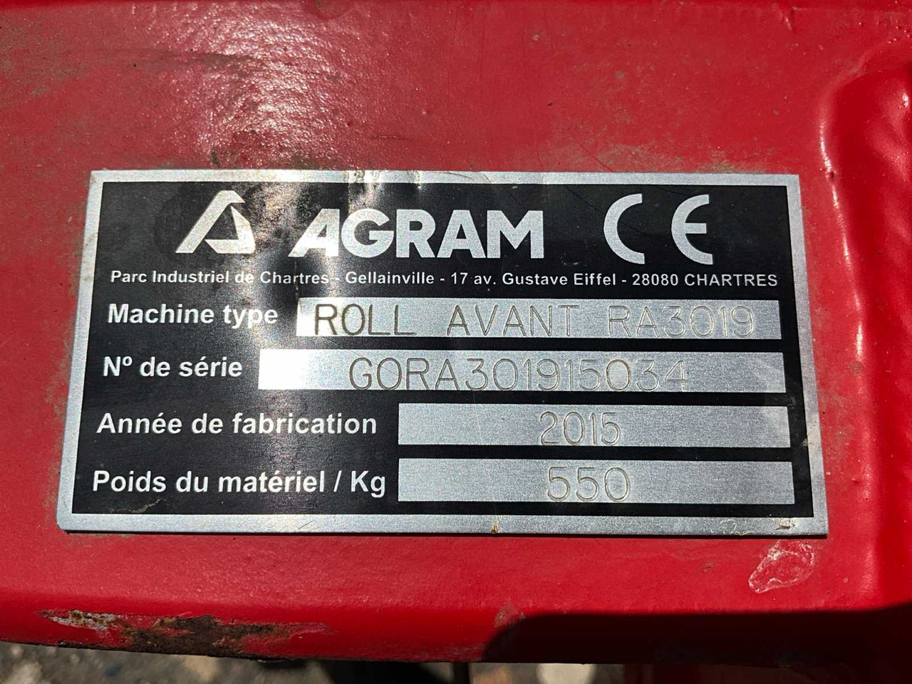 Rouleau agricole Agram Roll Avant RA3019: photos 13