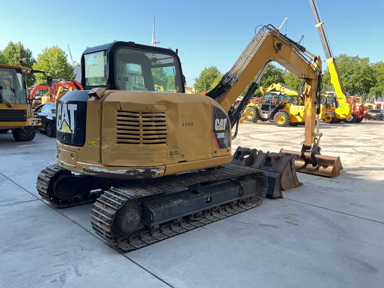 Caterpillar 308E2CR - Pelle sur chenille: photos 4 Caterpillar 308E2CR - Pelle sur chenille: photos 4