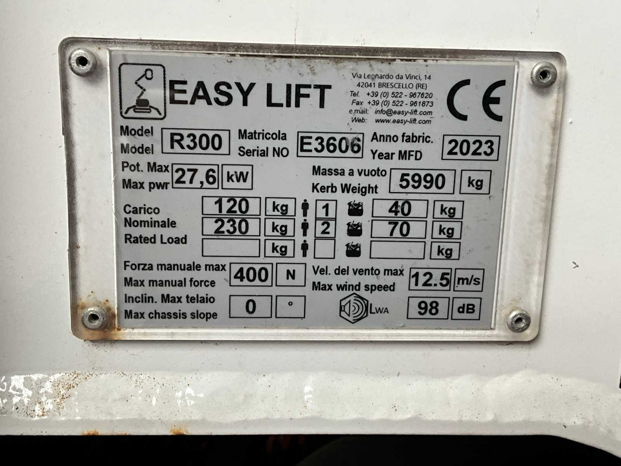 Nacelle Easylift R300: photos 19