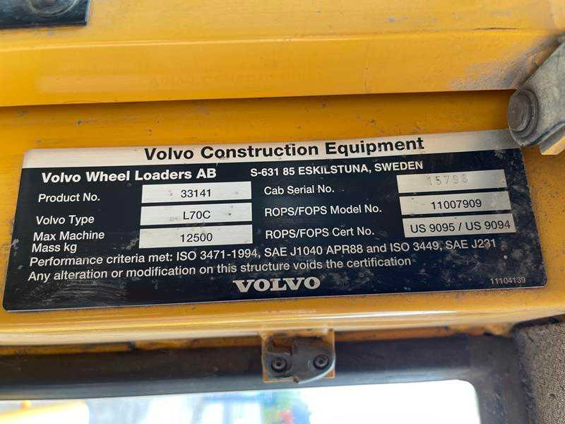 Engins de chantier Volvo L 70 C: photos 31