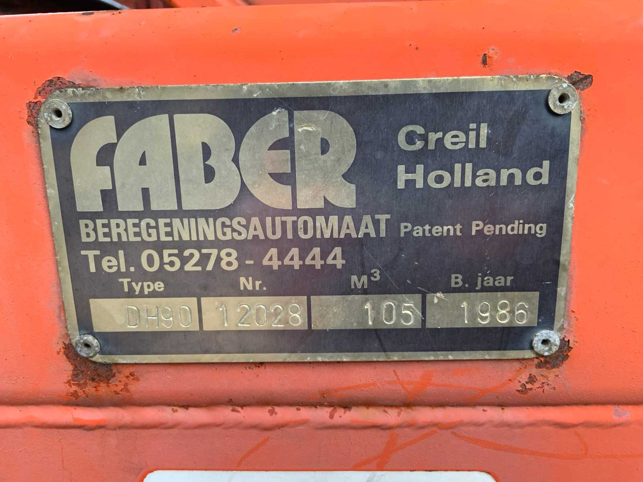 Matériel d'irrigation Faber DH90: photos 30