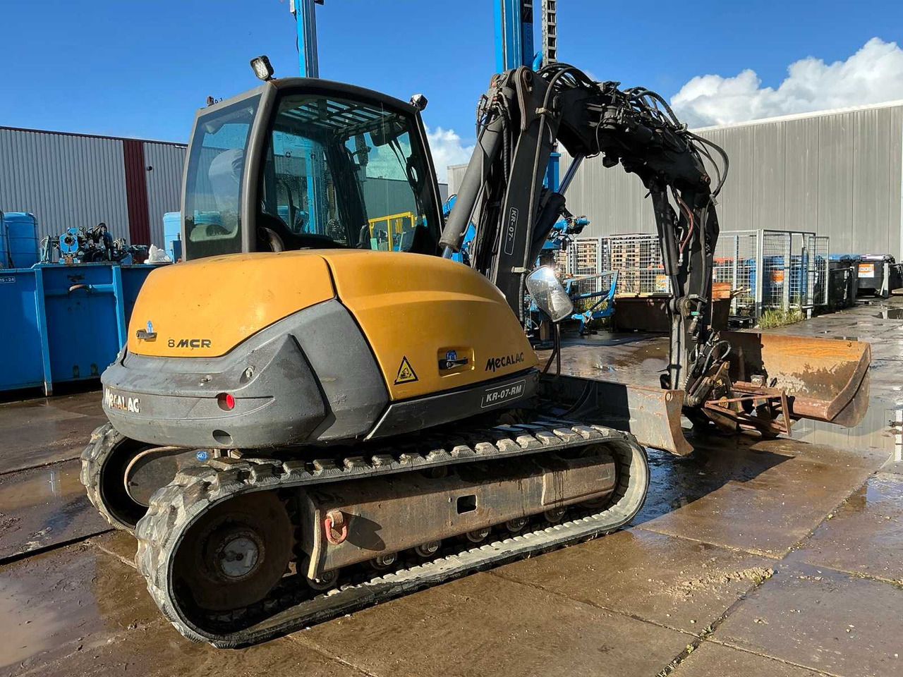 Mecalac 2010 MECALAC 8MCR CRAWLER EXCAVATOR - Pelle sur chenille: photos 5 Mecalac 2010 MECALAC 8MCR CRAWLER EXCAVATOR - Pelle sur chenille: photos 5