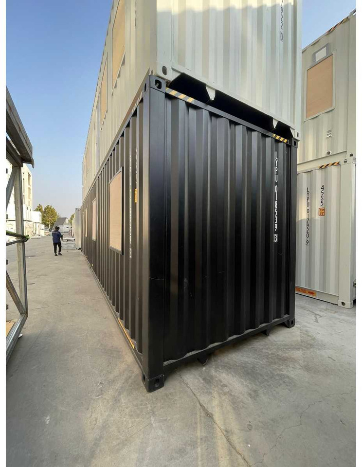 Rhino-Cross-Containers 1 Deur en 3 Ramen 1 Slaapkamer Zwart - Conteneur comme habitat: photos 2 Rhino-Cross-Containers 1 Deur en 3 Ramen 1 Slaapkamer Zwart - Conteneur comme habitat: photos 2