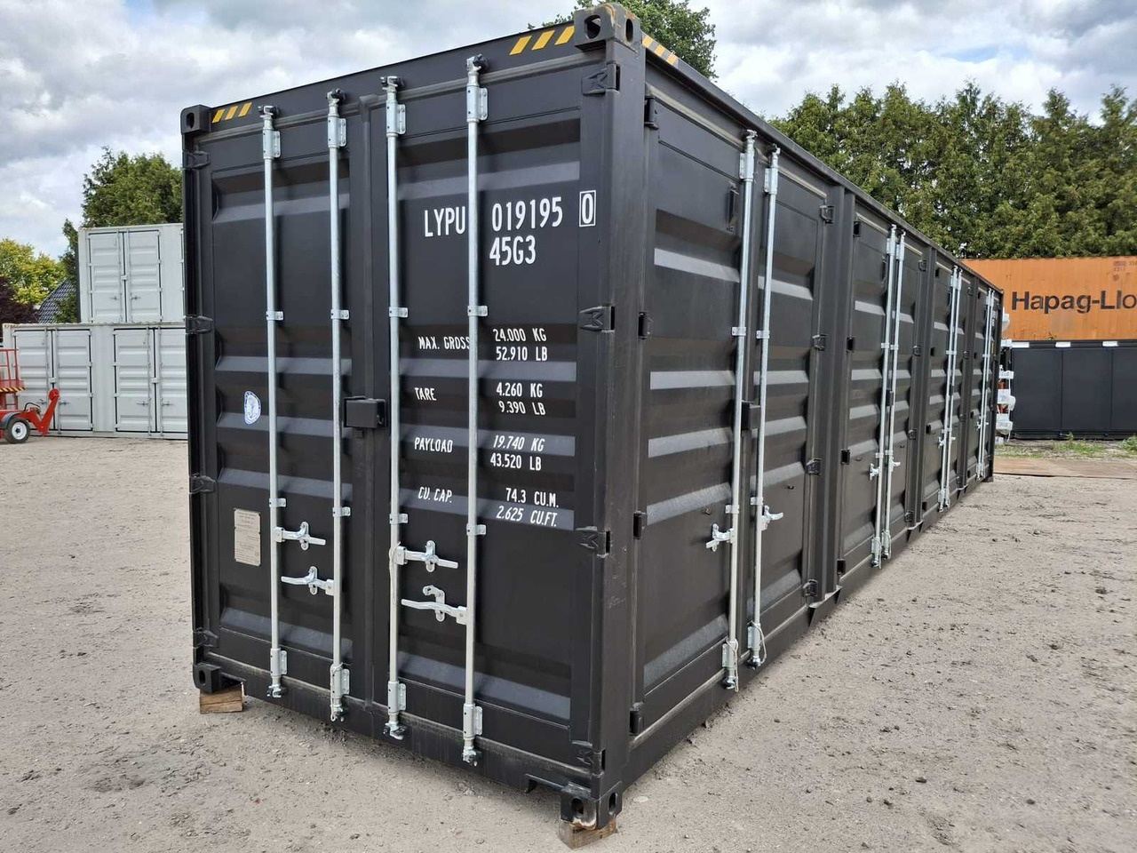 Rhino-Cross-Containers 40 ft High Cube Zwart - Conteneur maritime: photos 1 Rhino-Cross-Containers 40 ft High Cube Zwart - Conteneur maritime: photos 1