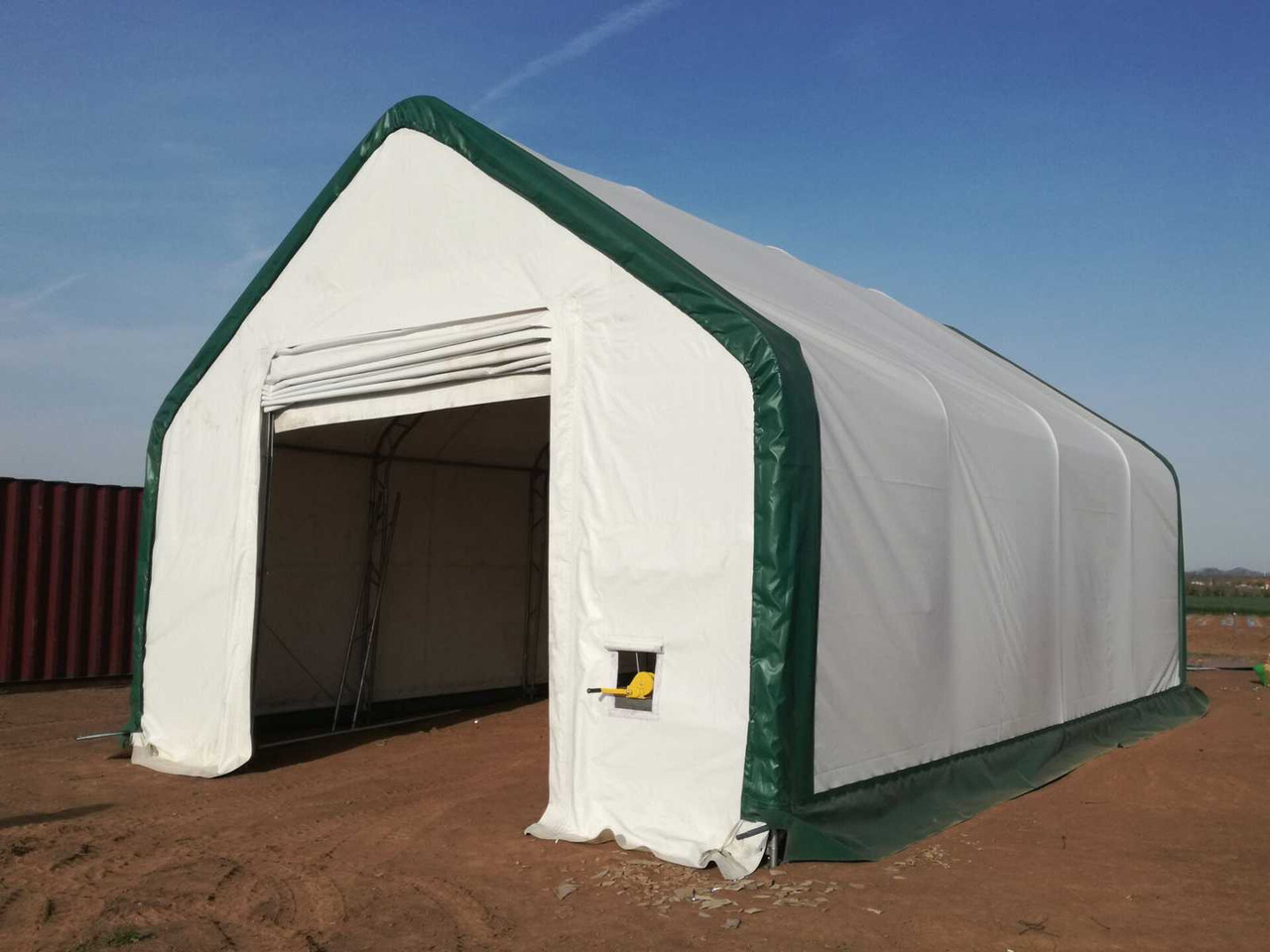 Rhino-Cross-Shelter 4012021DP - 36,6x12,2x6,4 m - Cuve de stockage: photos 5 Rhino-Cross-Shelter 4012021DP - 36,6x12,2x6,4 m - Cuve de stockage: photos 5