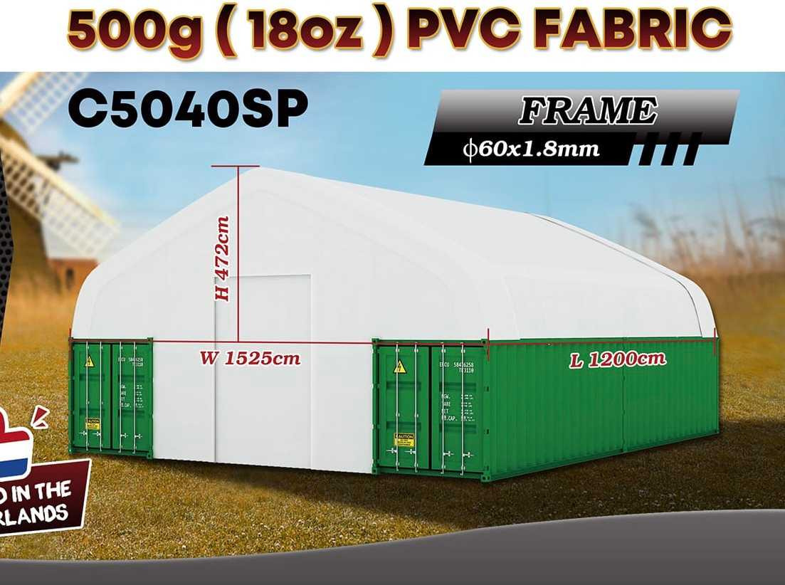 Rhino-Cross-Shelter C5040SP - 12x15,25x4,72 m - Cuve de stockage: photos 4 Rhino-Cross-Shelter C5040SP - 12x15,25x4,72 m - Cuve de stockage: photos 4