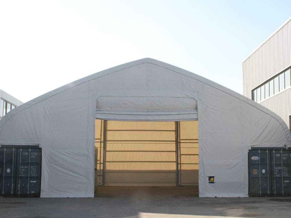Rhino-Cross-Shelter C5040SP - 12x15,25x4,72 m - Cuve de stockage: photos 1 Rhino-Cross-Shelter C5040SP - 12x15,25x4,72 m - Cuve de stockage: photos 1