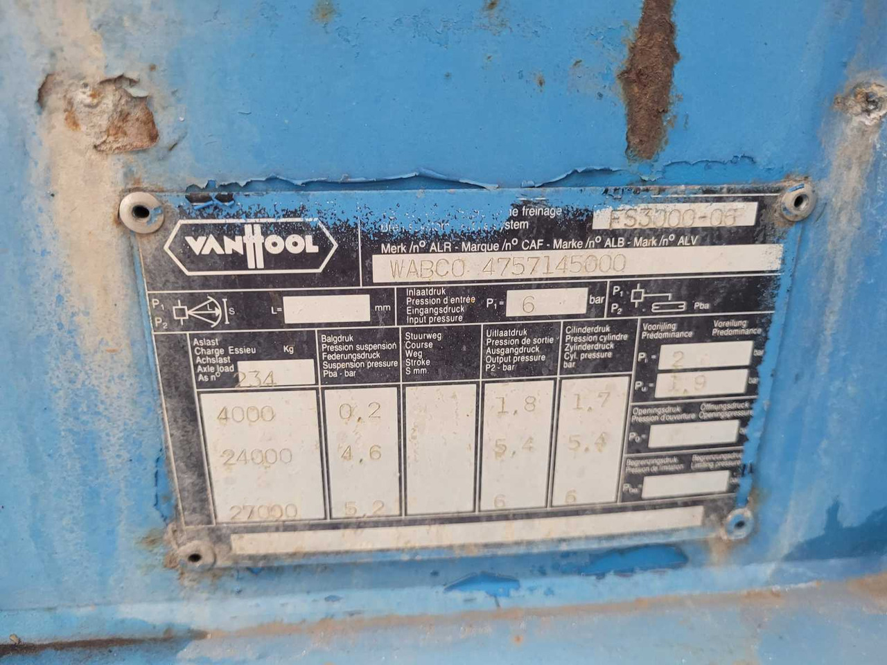 1999 VAN HOOL 30FT/20FT SEMI-TRAILER - Semi-remorque: photos 5 1999 VAN HOOL 30FT/20FT SEMI-TRAILER - Semi-remorque: photos 5