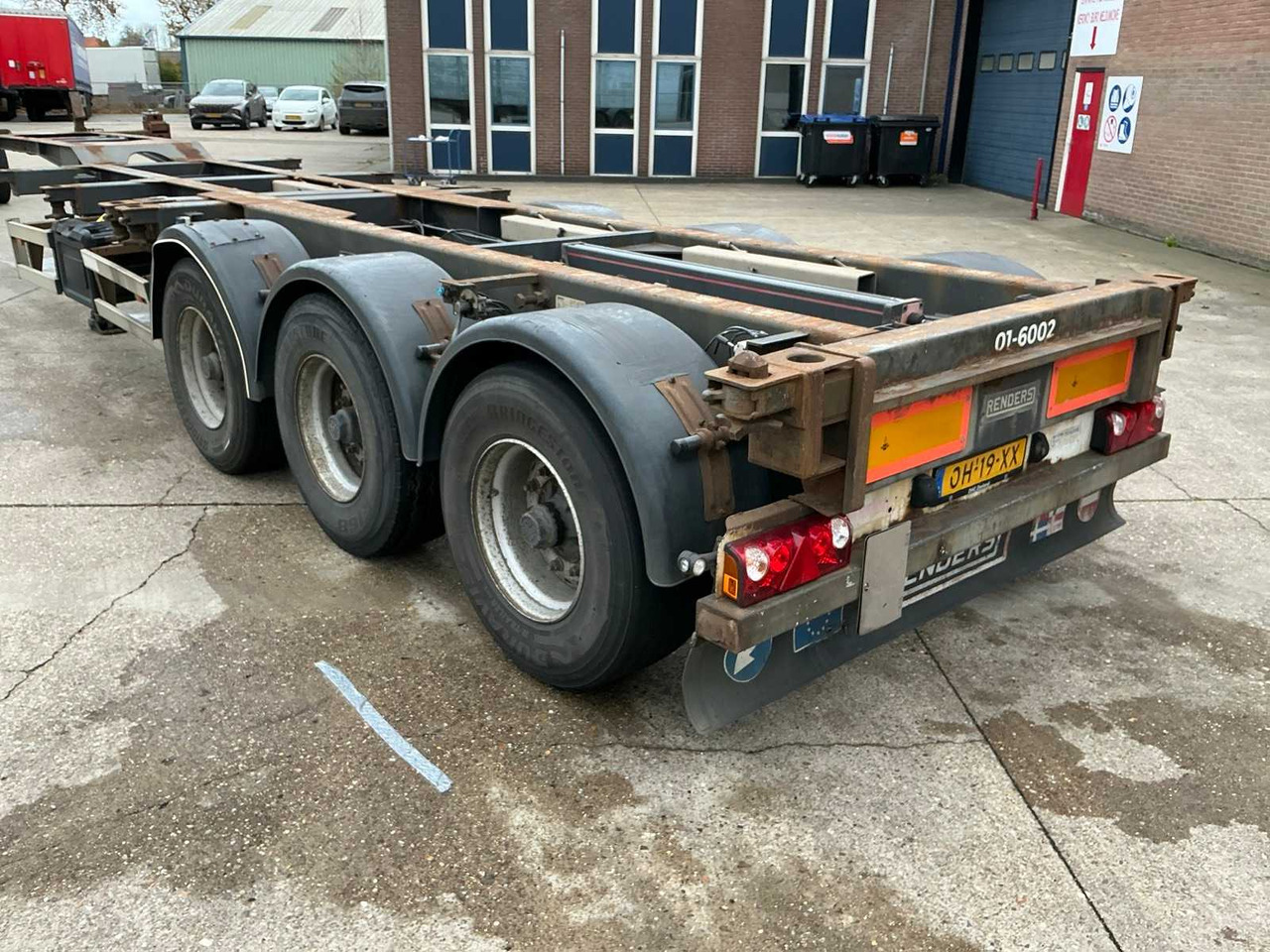 Semi-remorque 2005 RENDERS ROC 12 27CC CONTAINER CHASSIS SEMI-TRAILER: photos 9