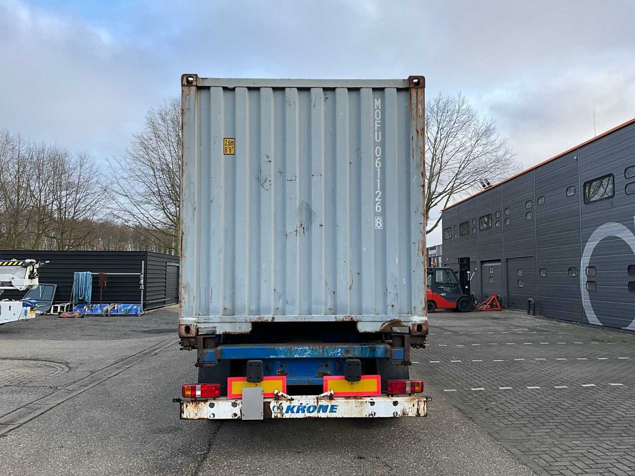 2008 KRONE SD27 CONTAINER CHASSIS WITH 40FT CONTAINER - Semi-remorque: photos 4 2008 KRONE SD27 CONTAINER CHASSIS WITH 40FT CONTAINER - Semi-remorque: photos 4