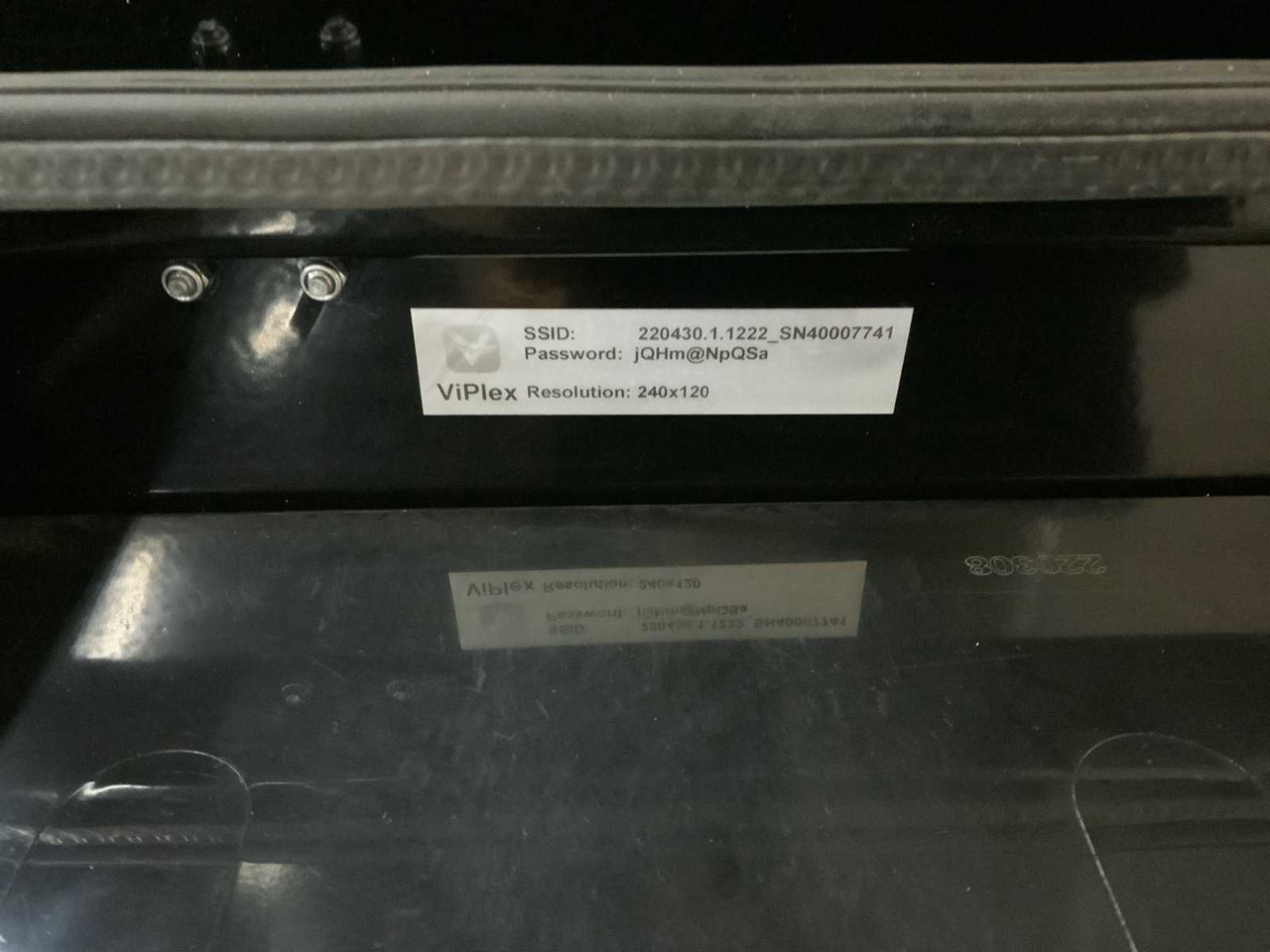 Matériel de chantier, Remorque Viplex tekstkar P8 ledscherm op aanhangwagen: photos 12