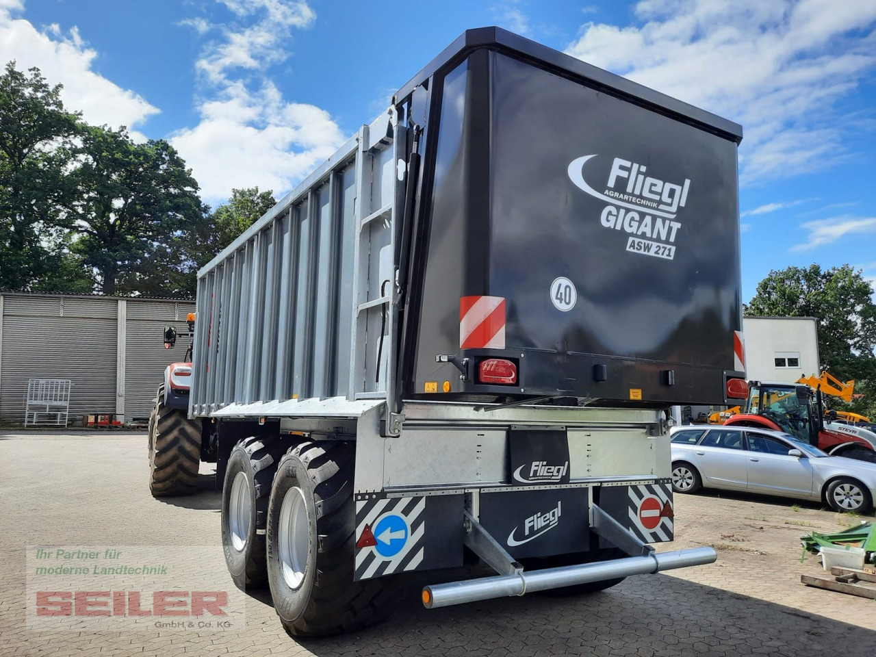 Fliegl ASW 271 C FOX Lenkachse 26,5" 35m³ - Autochargeuse: photos 4 Fliegl ASW 271 C FOX Lenkachse 26,5" 35m³ - Autochargeuse: photos 4