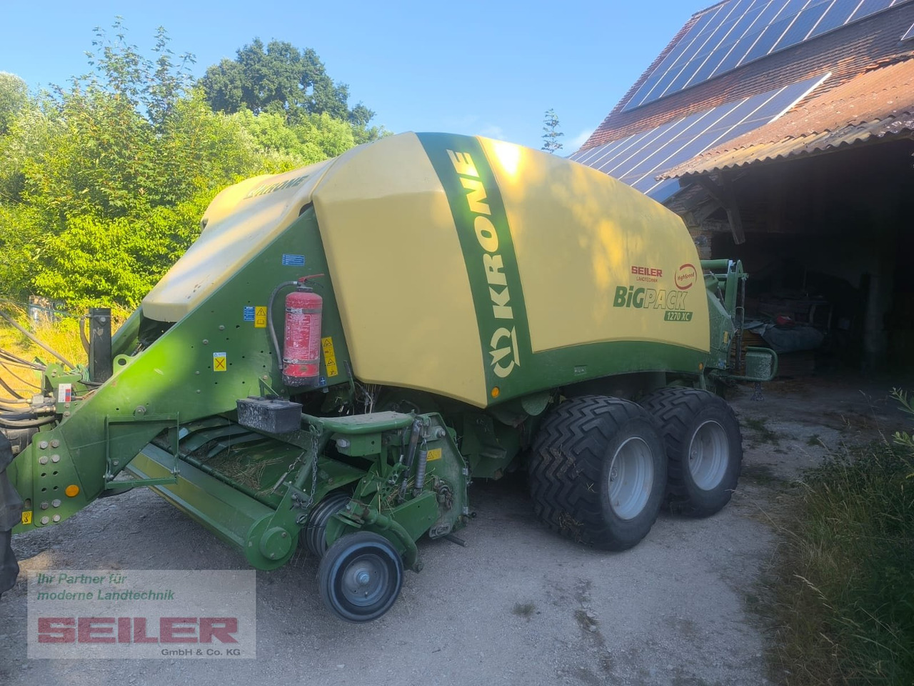 Krone Big Pack 1270 XC - Presse à balles cubiques: photos 1 Krone Big Pack 1270 XC - Presse à balles cubiques: photos 1