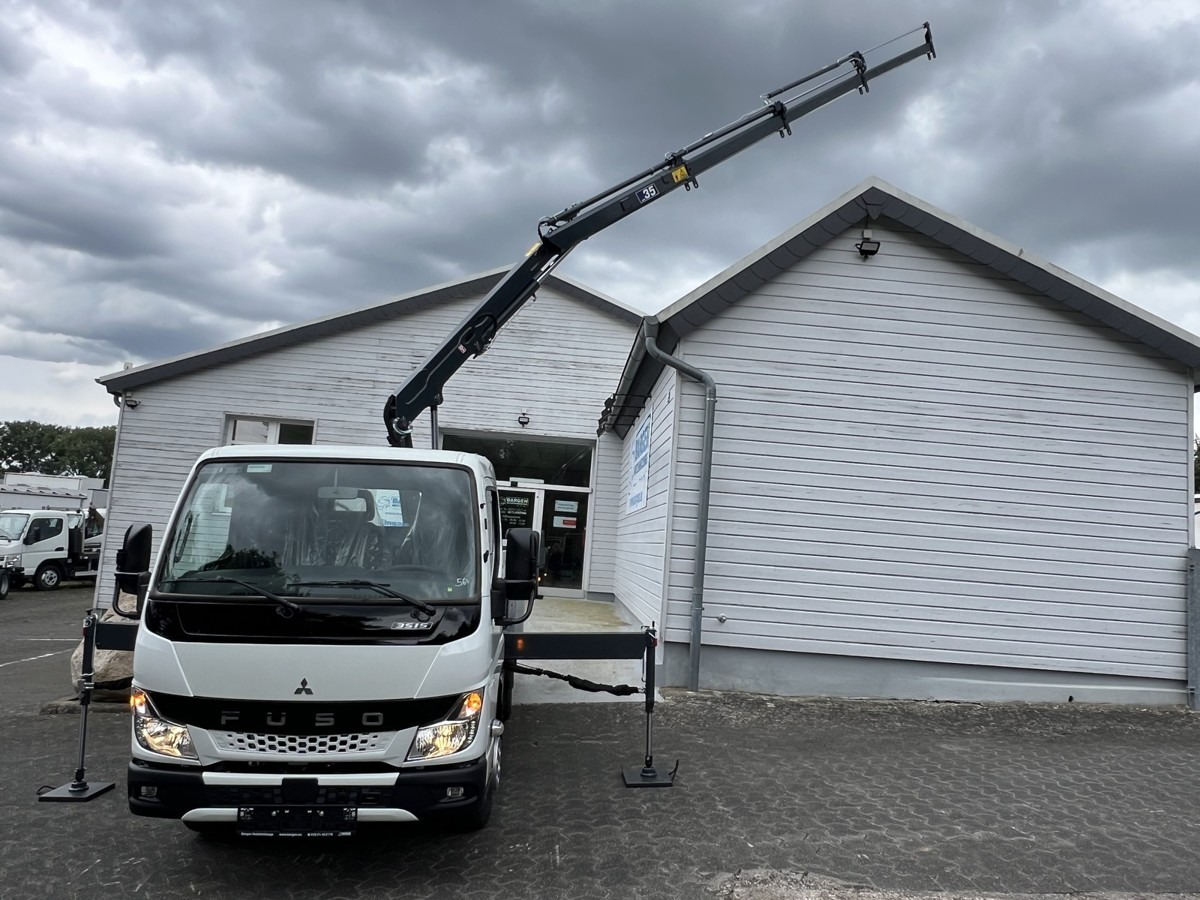 Utilitaire plateau neuf FUSO 3S15 Alu Pritsche 2.80m Ladekran: photos 8