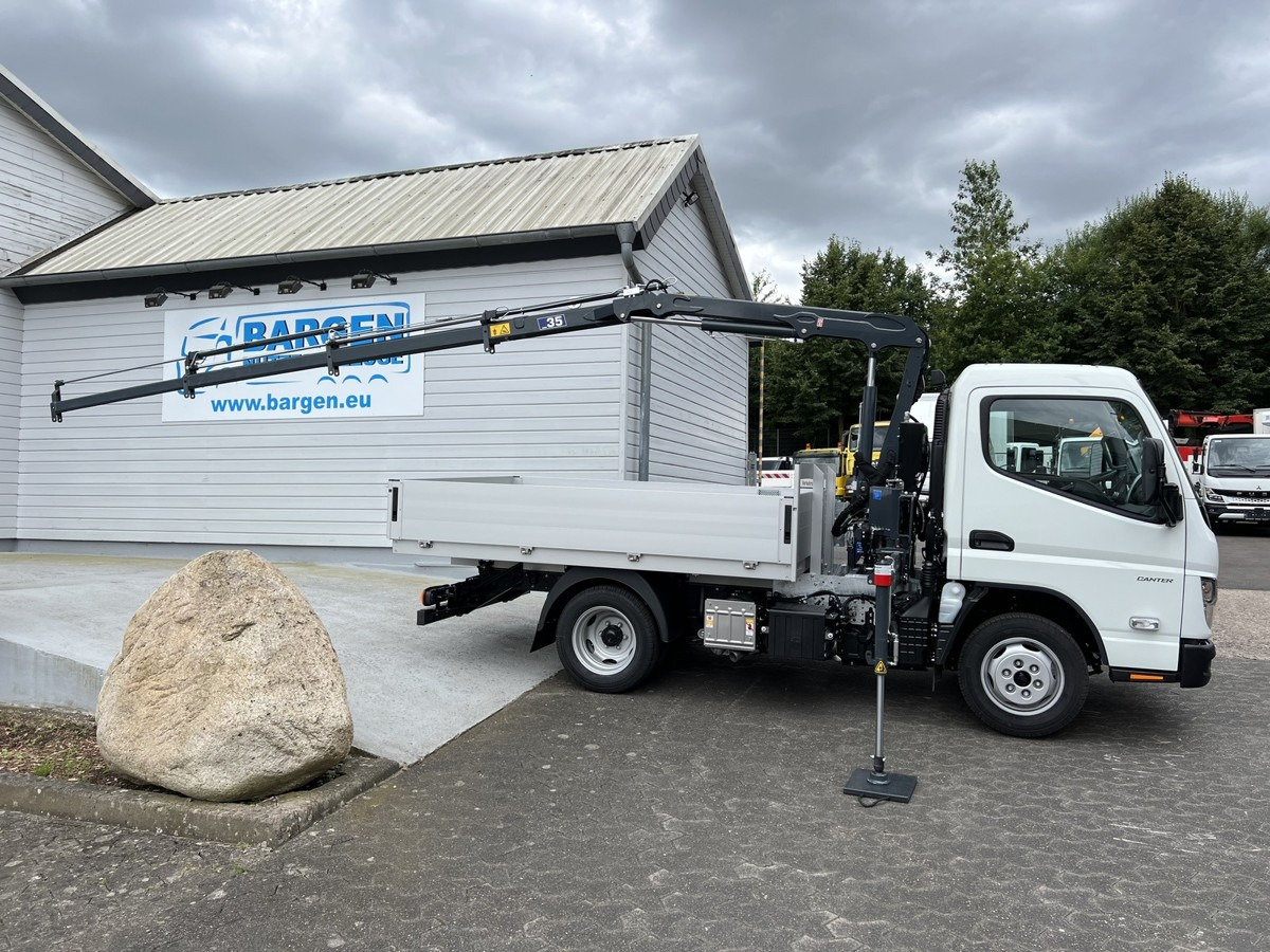 Utilitaire benne neuf FUSO 3S15 Alukipper mit Ladekran 3 x hydr.: photos 16