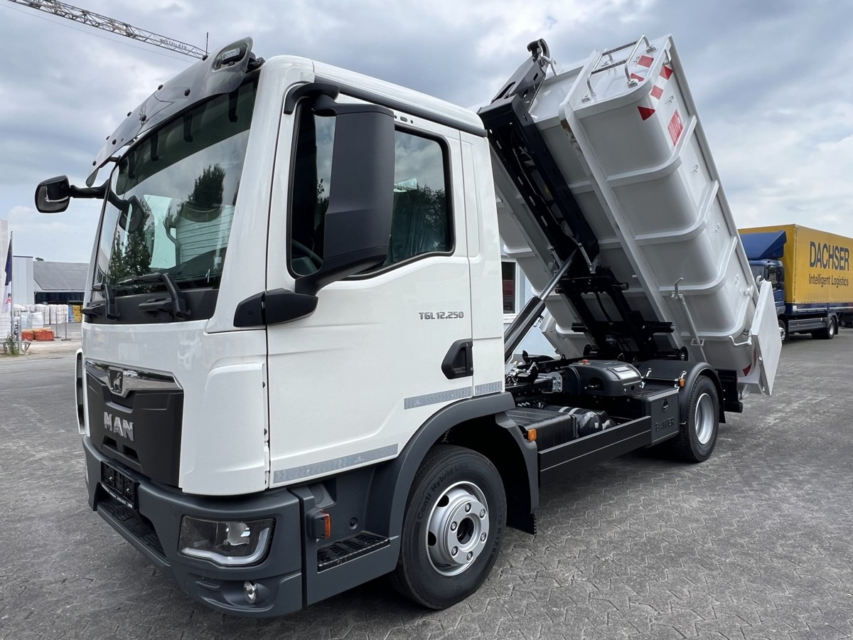 MAN TGL 12.250 BL NEU City Abrollkipper PowerMatic - Camion ampliroll: photos 2 MAN TGL 12.250 BL NEU City Abrollkipper PowerMatic - Camion ampliroll: photos 2
