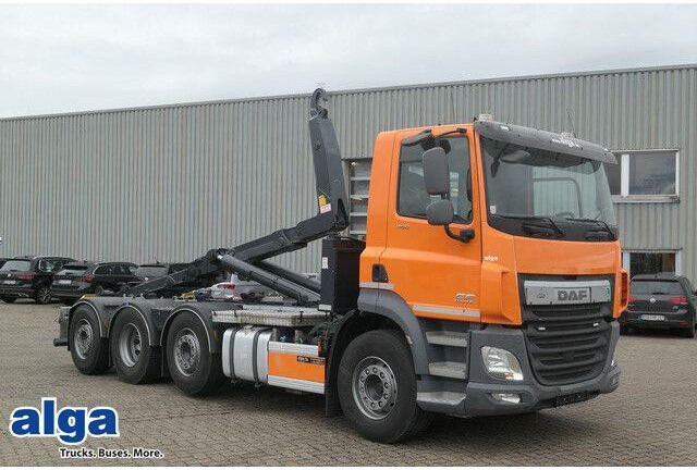 DAF CF 460 8x2, HLK 20 64.30, Lenk-Lift, Klima - Camion ampliroll: photos 1 DAF CF 460 8x2, HLK 20 64.30, Lenk-Lift, Klima - Camion ampliroll: photos 1