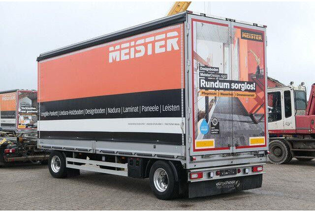 Dünschede PA 18/7, Jumbo, Bordwände, Alu-Felgen - Remorque rideaux coulissants: photos 5 Dünschede PA 18/7, Jumbo, Bordwände, Alu-Felgen - Remorque rideaux coulissants: photos 5