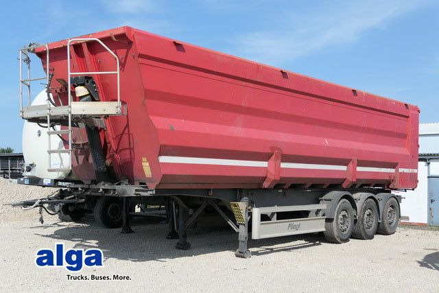 Fliegl DHKA 350, Stahl, 60m³, Luft-Lift, Schrottmulde - Semi-remorque benne: photos 1 Fliegl DHKA 350, Stahl, 60m³, Luft-Lift, Schrottmulde - Semi-remorque benne: photos 1