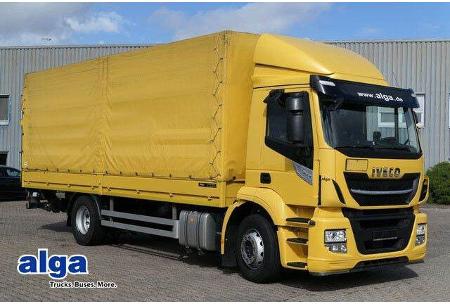 Iveco AD190S/P 4x2, 7.350mm lang, LBW, Klima, Navi - Camion à rideaux coulissants: photos 1 Iveco AD190S/P 4x2, 7.350mm lang, LBW, Klima, Navi - Camion à rideaux coulissants: photos 1