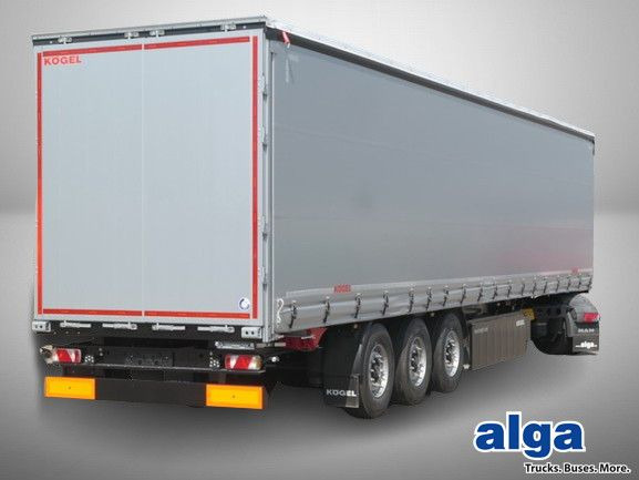 Kögel SN 24, Edscha, Palettenkasten, Luft-Lift, BPW - Semi-remorque rideaux coulissants: photos 1 Kögel SN 24, Edscha, Palettenkasten, Luft-Lift, BPW - Semi-remorque rideaux coulissants: photos 1