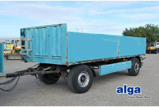 Krone AZP 18, Baustoff, BPW, 7.200mm lang, Scheibe - Remorque plateau: photos 1 Krone AZP 18, Baustoff, BPW, 7.200mm lang, Scheibe - Remorque plateau: photos 1