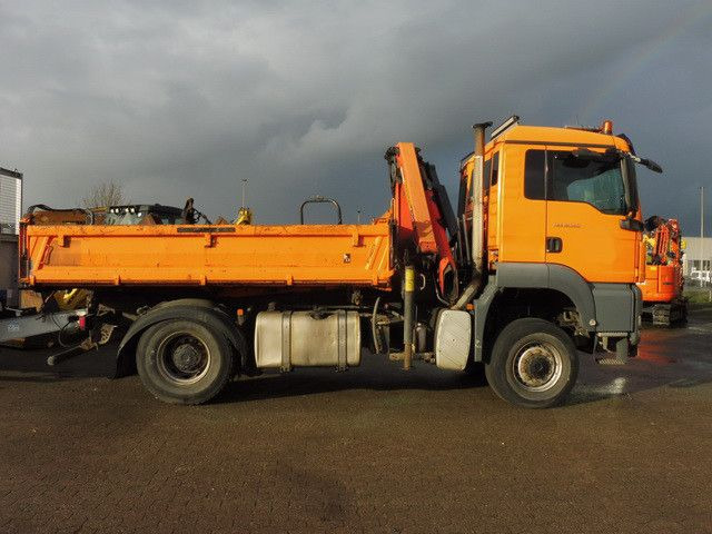 MAN 18.360 TGS 4x4, Kran Palfinger PK8501, Funk, AHK - Camion benne, Camion grue: photos 2 MAN 18.360 TGS 4x4, Kran Palfinger PK8501, Funk, AHK - Camion benne, Camion grue: photos 2