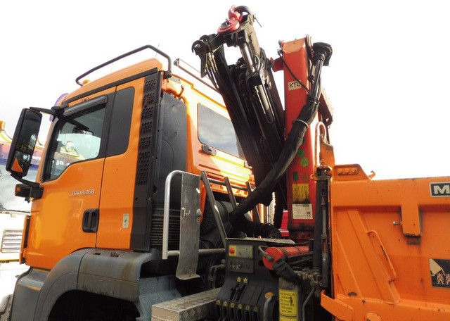 MAN 18.360 TGS 4x4, Kran Palfinger PK8501, Funk, AHK - Camion benne, Camion grue: photos 5 MAN 18.360 TGS 4x4, Kran Palfinger PK8501, Funk, AHK - Camion benne, Camion grue: photos 5
